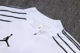 25-26 PSG Jordan White Kids Half Pull Tracksuit #E25133(童装)(半拉链)