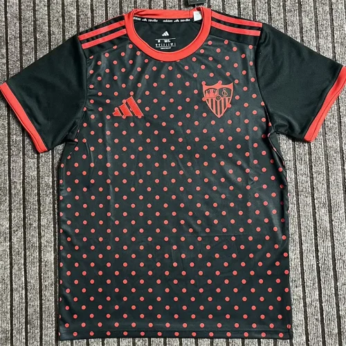 25-26 Sevilla Black Training shirts