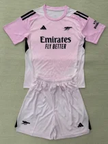 25-26 ARS Pink GoalKeeper Kids Soccer Jersey