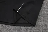 25-26 Germany Black Kids Half Pull Tracksuit #E25149(童装)(半拉链)