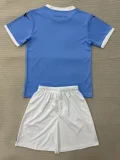 25-26 Lazio Home Kids Soccer Jersey
