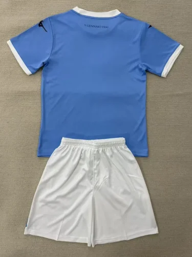 25-26 Lazio Home Kids Soccer Jersey