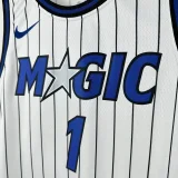 25-26 Magic HARDAWAY #1 White Top Quality Hot Pressing NBA Jersey(条纹)