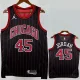 25-26 BULLS JORDAN #45 Black Top Quality Hot Pressing NBA Jersey (Trapeze Edition) 飞人版