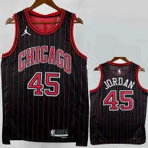 25-26 BULLS JORDAN #45 Black Top Quality Hot Pressing NBA Jersey (Trapeze Edition) 飞人版 25-26 BULLS JORDAN #45 Black Top Quality Hot Pressing NBA Jersey (Trapeze Edition) 飞人版
