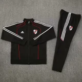 25-26 River Plate Black Jacket Tracksuit