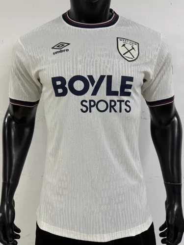 25-26 West Ham Away Player Version Soccer Jersey