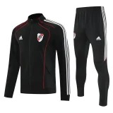 25-26 River Plate Black Jacket Tracksuit