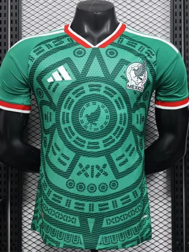 25-26 Mexico Green Player Version Soccer Jersey