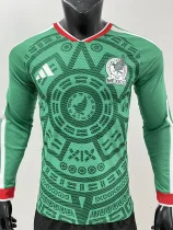 26-27 Mexico Home Long Sleeve Player Version Soccer Jersey (长袖球员)