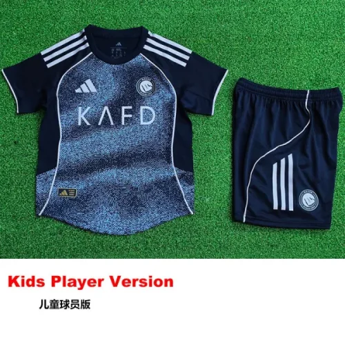 25-26 AL-Nassr Away Kids Player Version Soccer Jersey (球员童装)