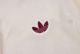 25-26 Ajax Beige Half Pull Tracksuit #B2595(半拉链)