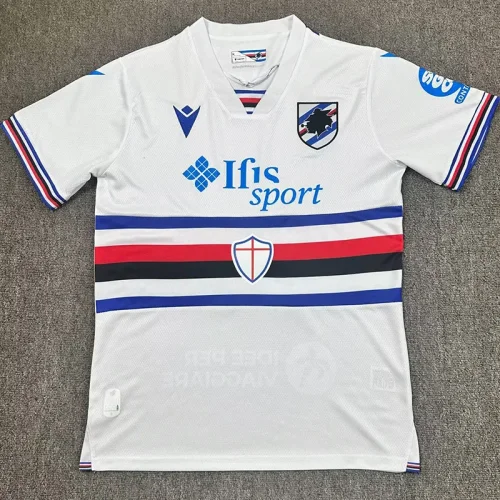 25-26 Sampdoria Away Fans Soccer Jersey