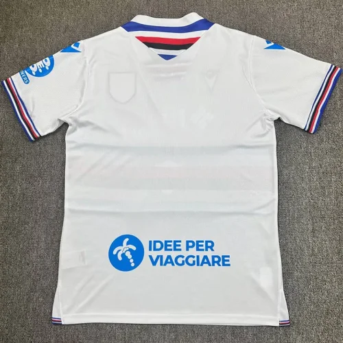 25-26 Sampdoria Away Fans Soccer Jersey