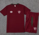 25-26 Fluminense Jujube red Training Short Suit #D25179