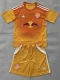 25-26 Leeds United Orange GoalKeeper Kids Soccer Jersey