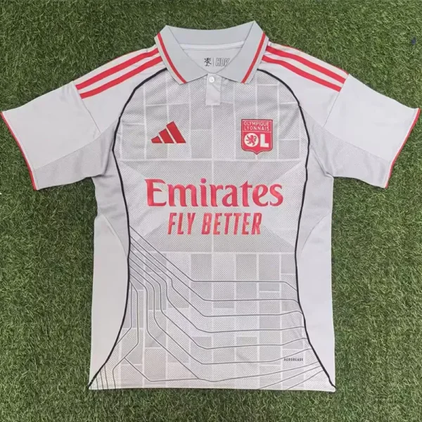 25-26 Lyon Third Fans Soccer Jersey