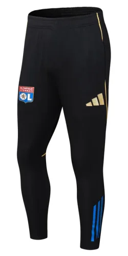 25-26 Lyon Black Training Long Pants (Have Pocket)