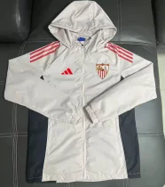 25-26 Sevilla Light gray Windbreaker 25-26 Sevilla Light gray Windbreaker