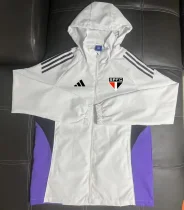 25-26 Sao Paulo White Windbreaker 25-26 Sao Paulo White Windbreaker