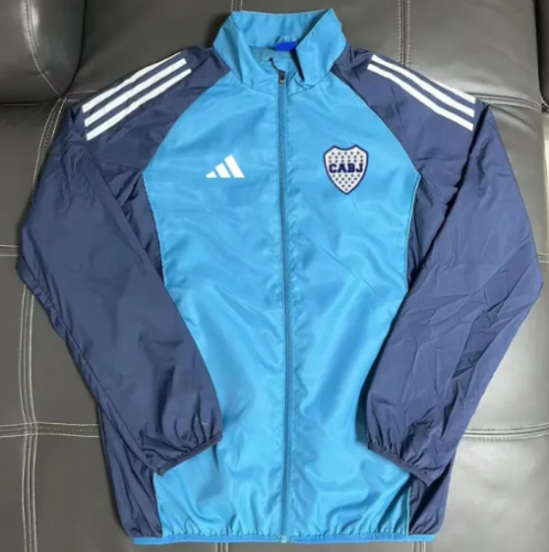 25-26 Boca Juniors Lake blue Windbreaker