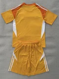 25-26 Leeds United Orange GoalKeeper Kids Soccer Jersey