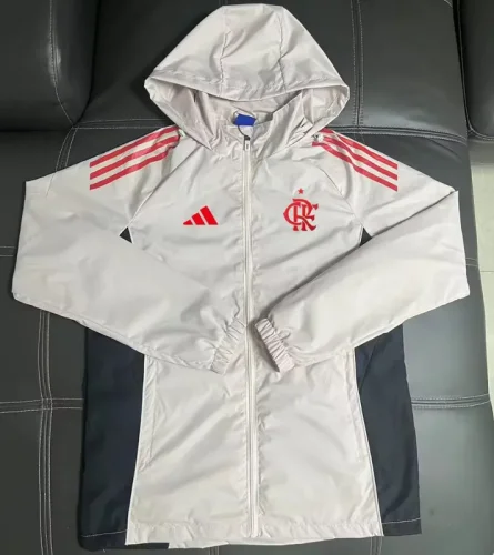 25-26 Flamengo Light gray Windbreaker