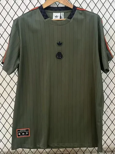 25-26 Bayern Green Grey Casual Edition Fans Training shirts