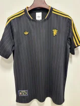 25-26 Man Utd Black Casual Edition Fans Training shirts
