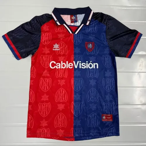 1999-2000 San Lorenzo Home Retro Soccer Jersey
