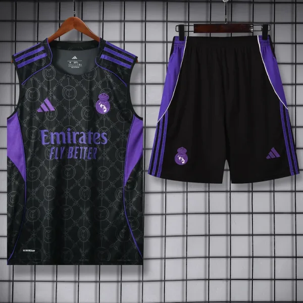 25-26 RMA Black Tank top and shorts suit