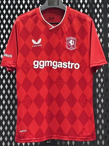 25-26 Twente FC Home Fans Soccer Jersey
