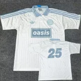 2025 Ad Oasis Joint Edition #25 White Polo Short Sleeve (浅蓝边)