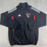 25-26 Sao Paulo Black Windbreaker