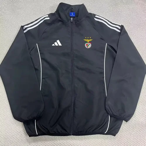 25-26 Benfica Black Windbreaker