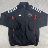 25-26 Man Utd Black Windbreaker