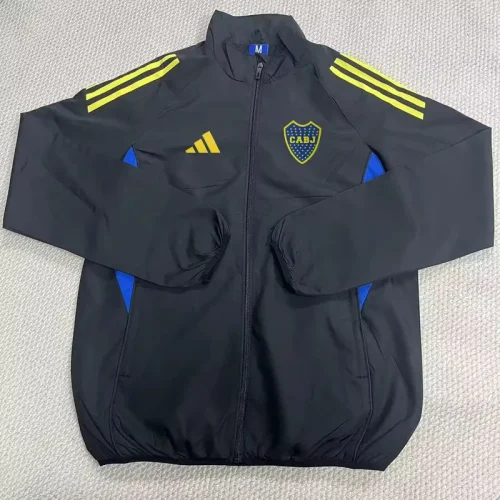 25-26 Boca Juniors Black Windbreaker