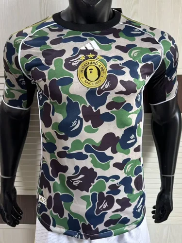 25-26 Bathing APE Green Special Edition Player Version Training shirts
