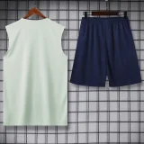 25-26 INT Light green Tank top and shorts suit