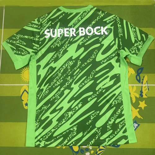 25-26 Sporting Lisbon Green Goalkeeper Soccer Jersey