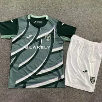 25-26 Norwich City Away Kids Soccer Jersey 25-26 Norwich City Away Kids Soccer Jersey