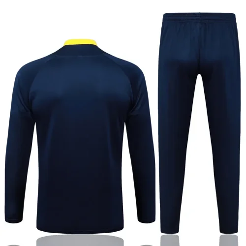 25-26 Santos FC Royal blue Half Pull Tracksuit #B25101(半拉链)