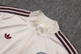 25-26 Ajax Beige Kids Half Pull Tracksuit #E25162(童装)(半拉链)