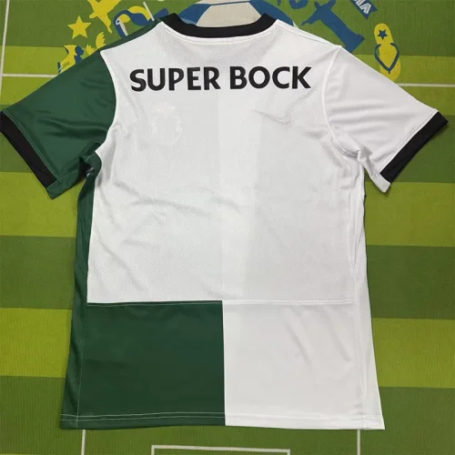 25-26 Sporting Lisbon White Green Fans Soccer Jersey
