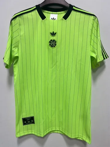 25-26 Celtic Fluorescent Green Casual Edition Fans Training shirts