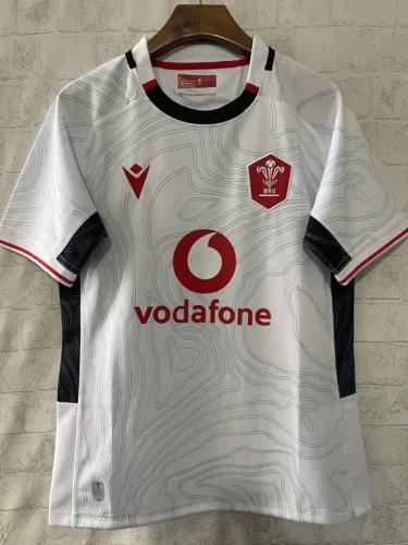 2026 Wales Away White Rugby Jersey (圆领)