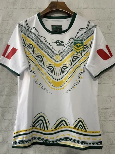 2026 Australia White Rugby Jersey (圆领)