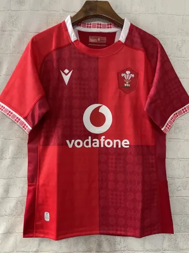 2026 Wales Home Red Rugby Jersey (圆领)