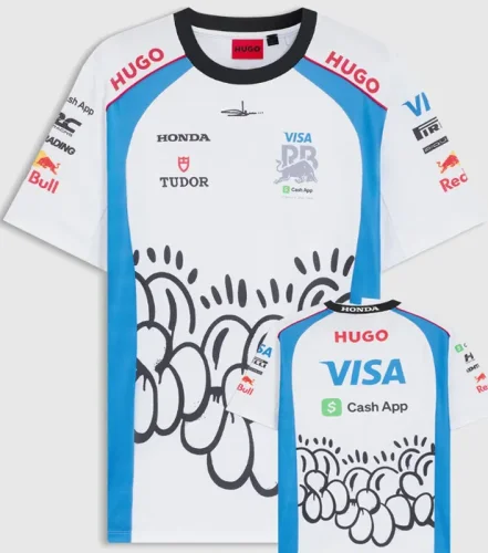 2025 Red Bull White Motorcycle Racing Suit