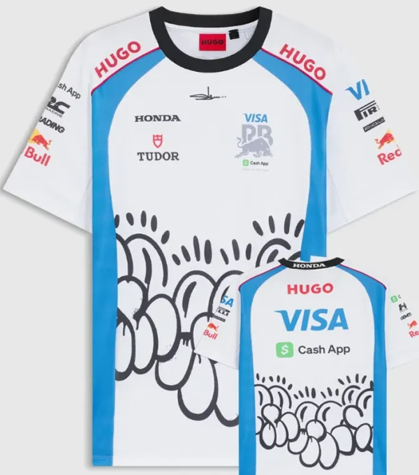 2025 Red Bull White Motorcycle Racing Suit